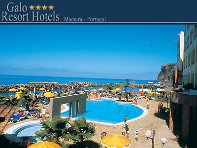 Bild Hotels Madeira Hotel Calheta Beach Resort in S�dwest-Madeira, Blick auf den Pool und das Meer